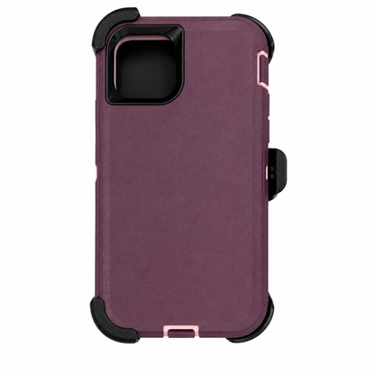 Heavy-Duty Triple-Layer Protective Case with Belt Clip for iPhone 11 Pro