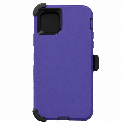 Heavy-Duty Triple-Layer Protective Case with Belt Clip for iPhone 11 Pro Max