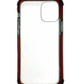 For iPhone 14 Pro Max -Clear & Dark Red