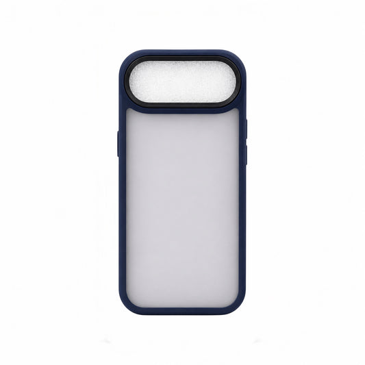 For Iphone 17 Air Frosted Clear Case- Navy Blue