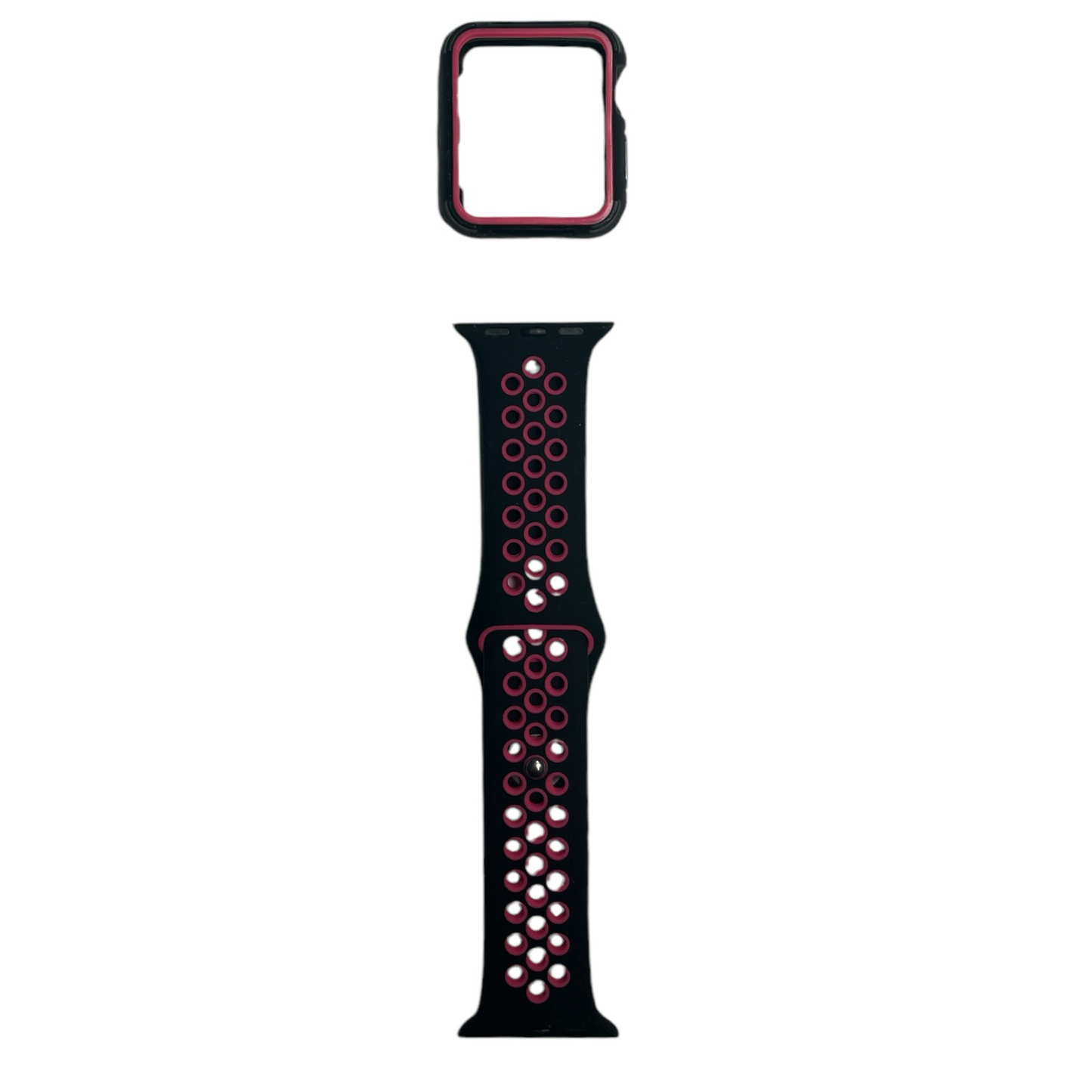 For Apple Watch 38 mm M/L - Black & Pink