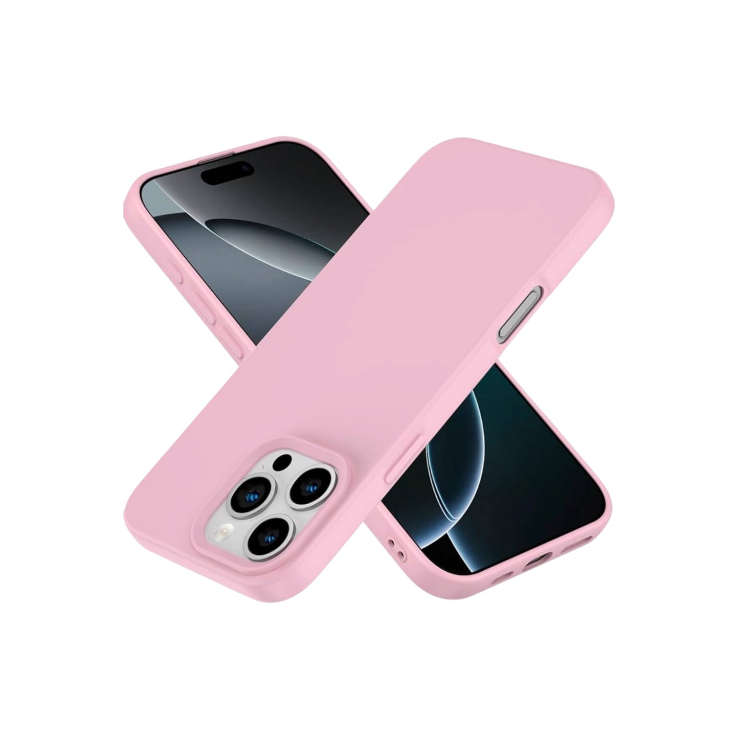 For Iphone 16 Pro Max Silicone Case - Pink