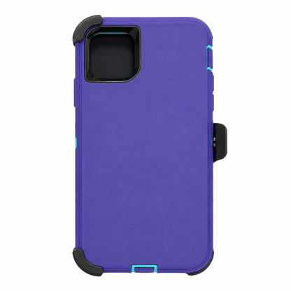 Heavy-Duty Triple-Layer Protective Case with Belt Clip for iPhone 11 Pro Max