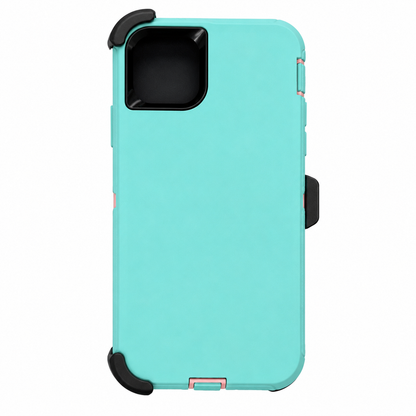 Heavy-Duty Triple-Layer Protective Case with Belt Clip for iPhone 11 Pro Max