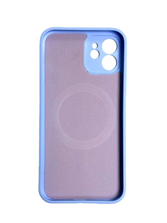 For iPhone 12 silicone mag safe- light blue