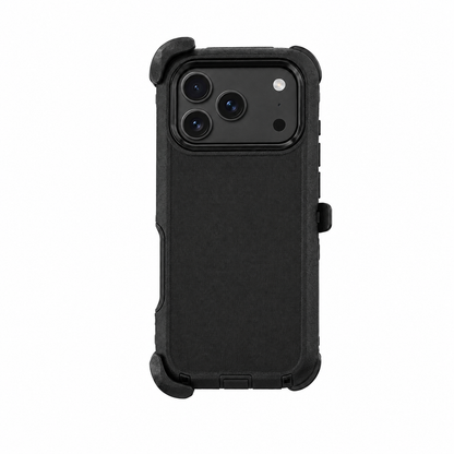 Heavy Duty Protective Case with Belt Clip and Kickstand for iPhone 17 Pro