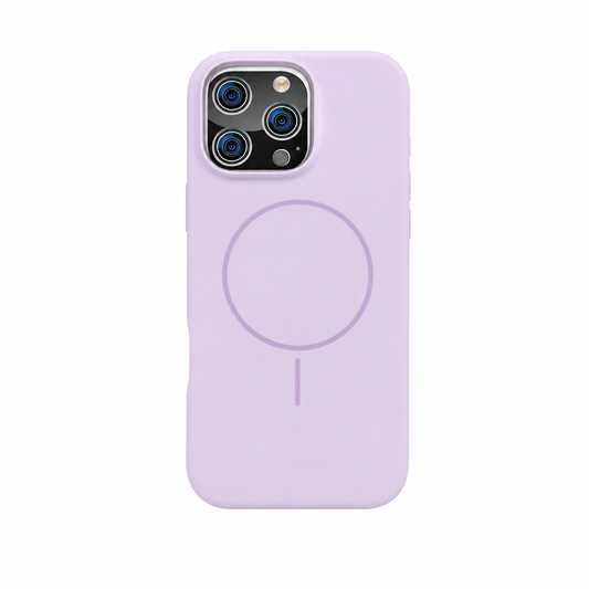 For iPhone 16 Pro Max Silicone MagSafe Case - Lavender
