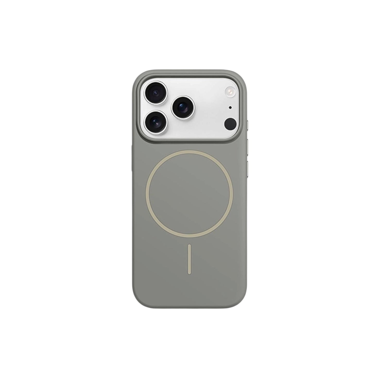For Iphone 17 Pro Max Silicone MagSafe Case- Gray