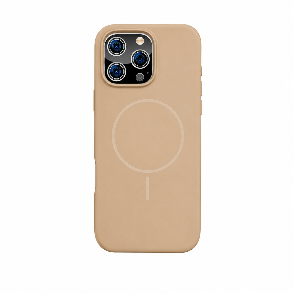 Magnetic Silicone Case for iPhone 15 Pro Max – MagSafe Compatible Shockproof Soft Protective Cover