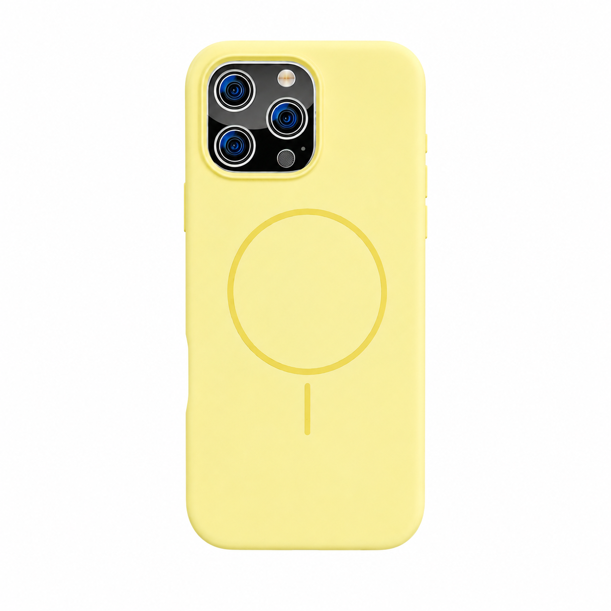 Magnetic Silicone Case for iPhone 15 Pro Max – MagSafe Compatible Shockproof Soft Protective Cover