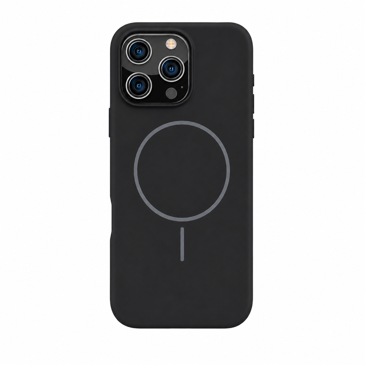 Magnetic Silicone Case for iPhone 15 Pro Max – MagSafe Compatible Shockproof Soft Protective Cover