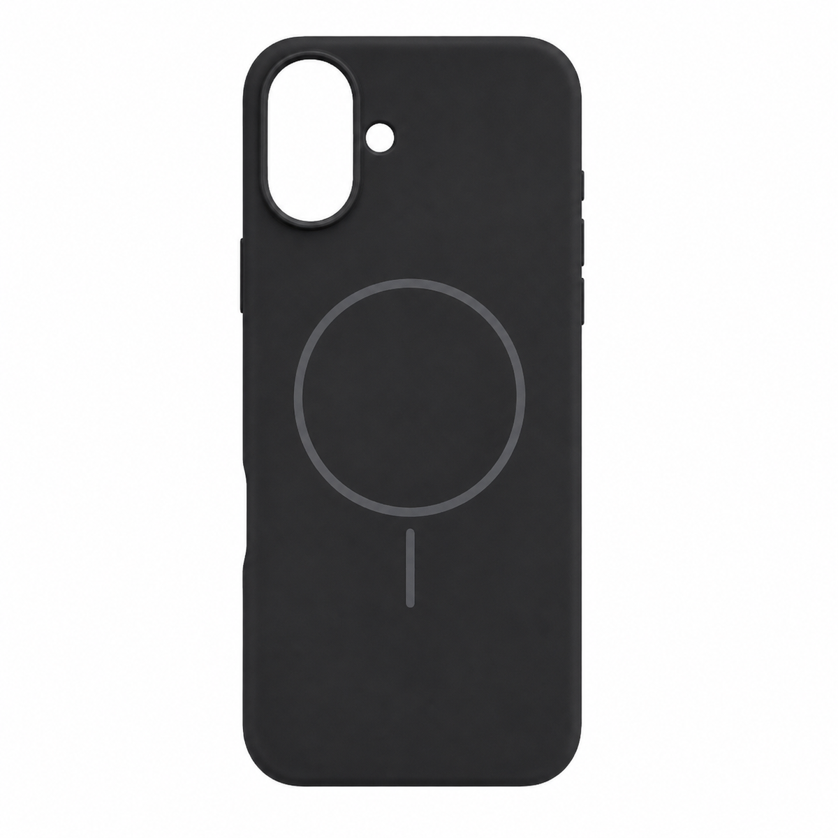 For iPhone 16 Plus Silicone MagSafe Case - Black