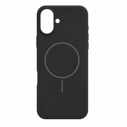 For iPhone 16 Plus Silicone MagSafe Case - Black