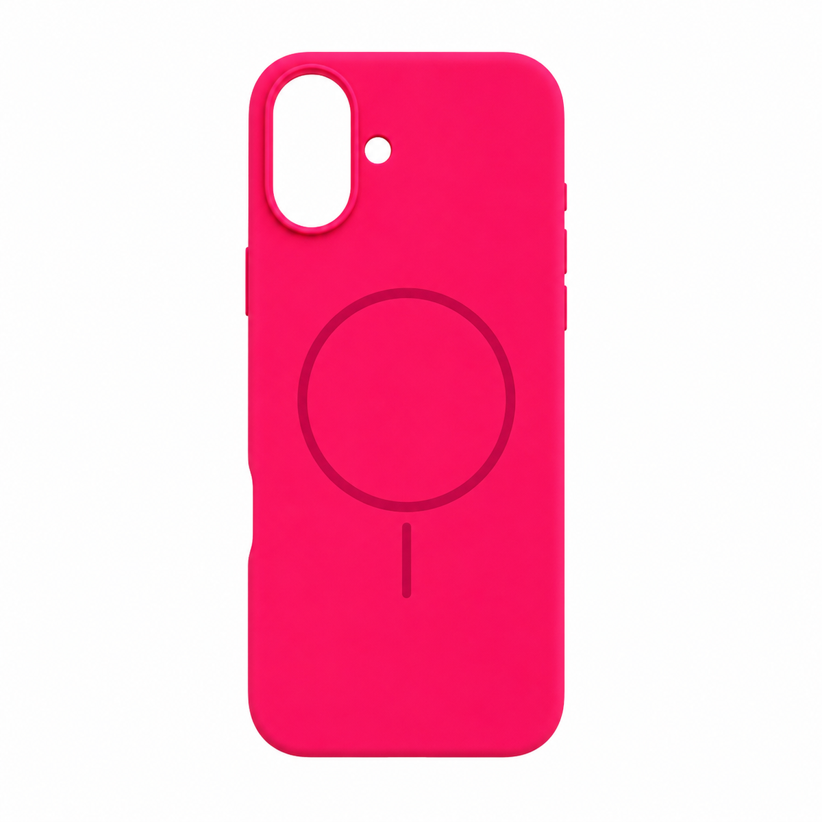 For iPhone 16 Plus Silicone MagSafe Case - Black