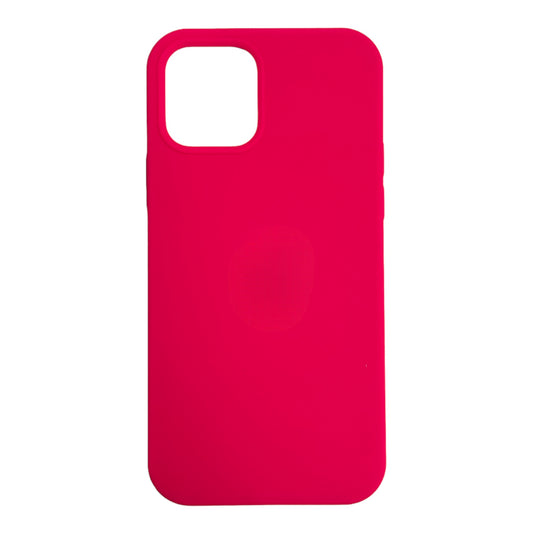 For Iphone 12 Pro/12 Silicone Case- Hot Pink