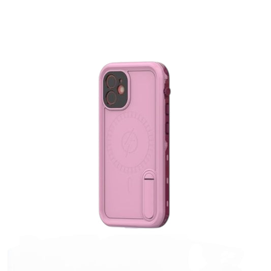 For Iphone 12 Water Proof Case / Pink