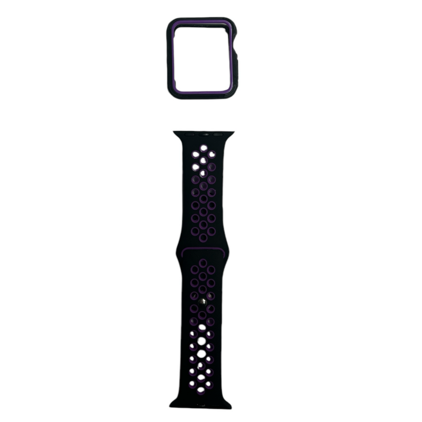For Apple Watch 38 mm M/L- Black & Purple
