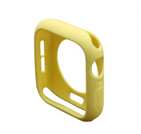 For Apple Watch 38mm Silicone Case / Yellow
