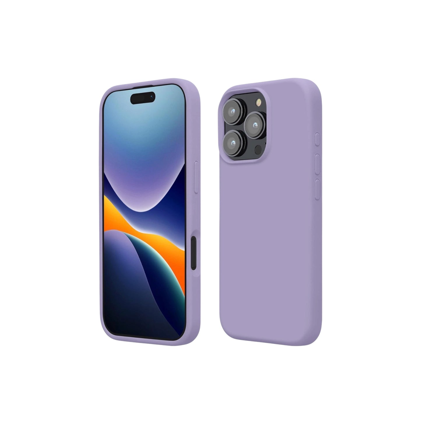 For Iphone 16 Pro Max Silicone Case - Lavender