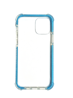 For iPhone 14 Pro Max -Clear & Blue