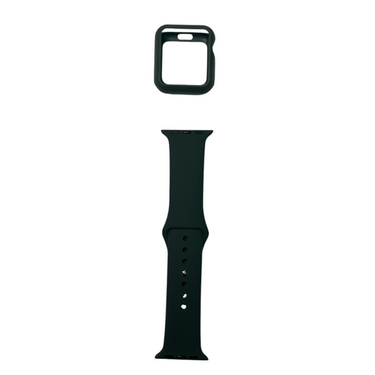 For Apple Watch Silicone Band 44 mm - Dark Green