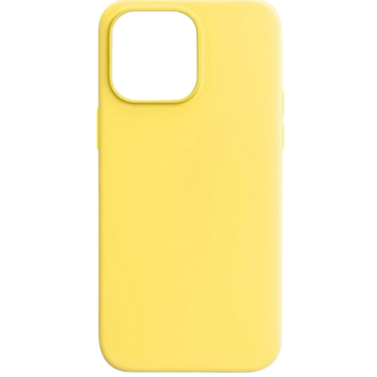 Iphone 12/12 Pro Silicone Case / Light Yellow