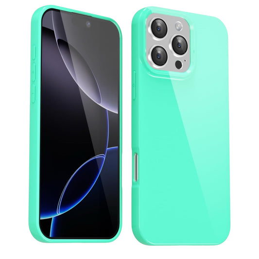 For Iphone 16 Pro Max Silicone Case- Mint Green