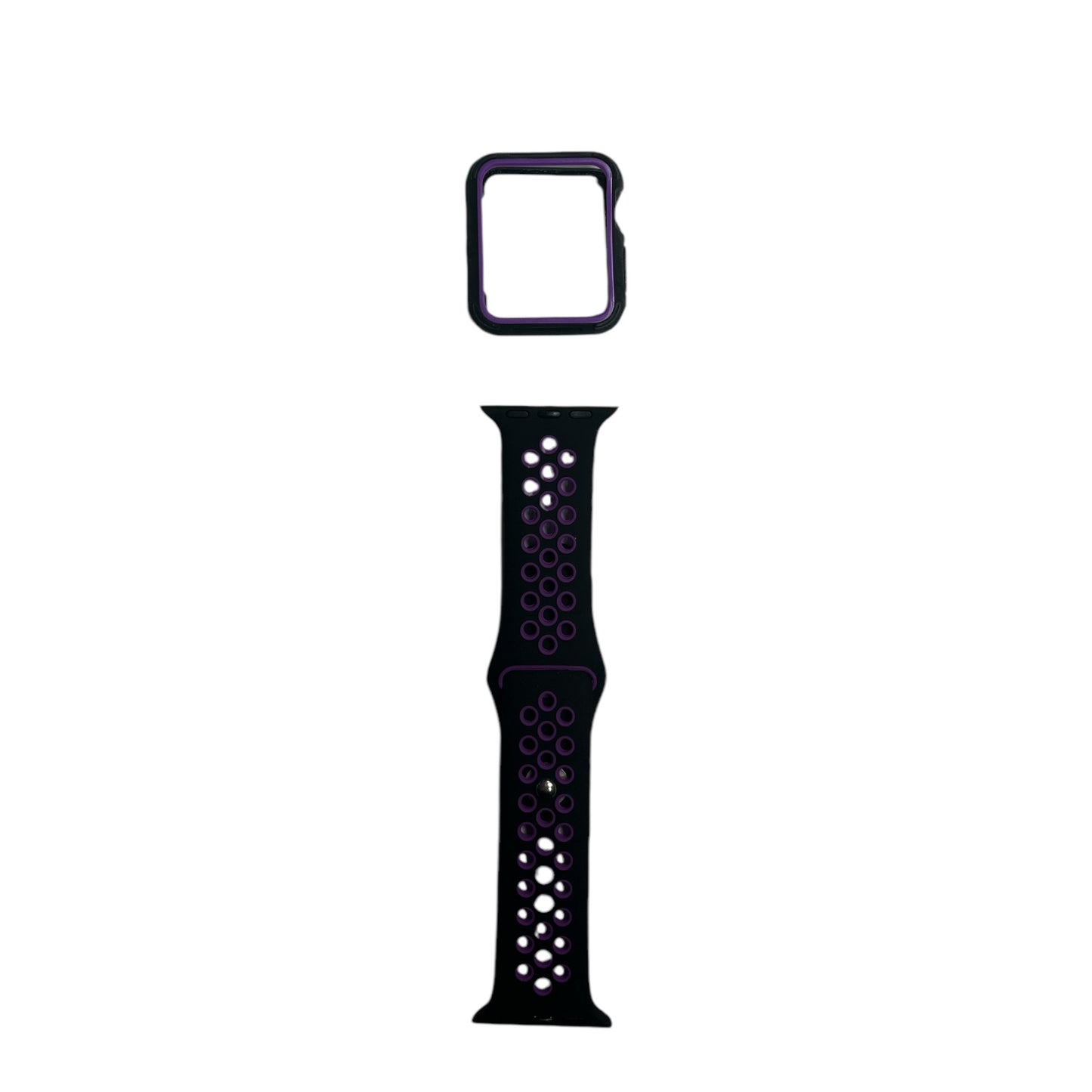 For Apple Watch 42 mm S/M- Black & Purple