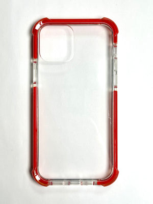 For iPhone 11 Pro Max clear & Red