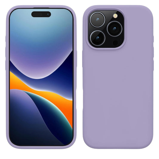 For Iphone 16 Pro Max Silicone Case - Purple