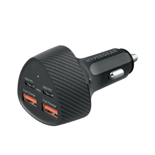 HYPERGEAR Quad Car Charger / Black