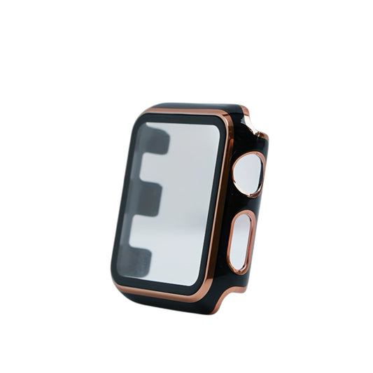 Watch Tempered Glass Case 38MM / Black & Rose Gold
