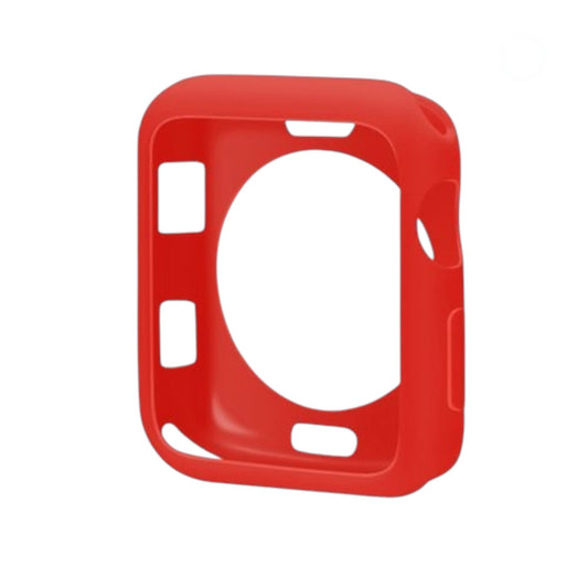 For Apple Watch 44mm Silicone Case / Red