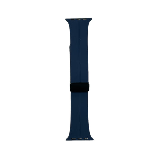 For Apple Watch 38/40/41 Magnet Silicone Band- Navy