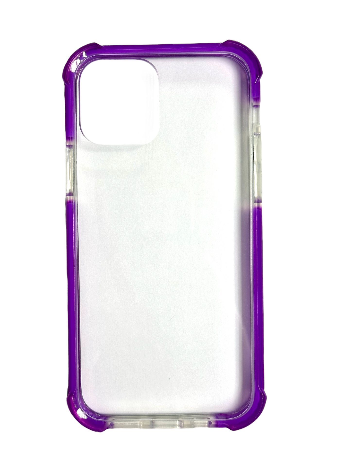 For iPhone 14 Pro Max -Clear & Purple