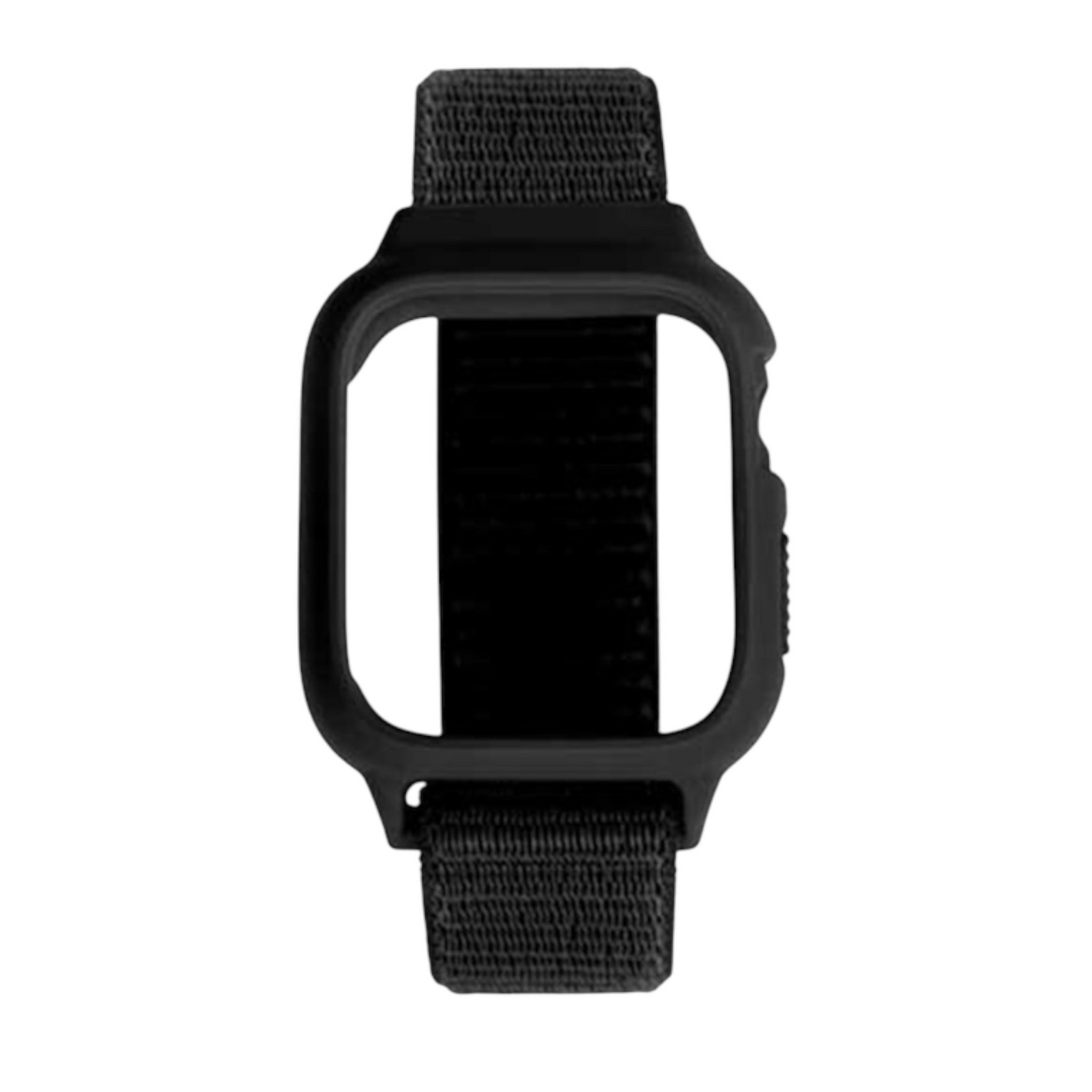 For Apple Watch Nylon Strap with Schockproof 38/40mm - Black Partially gray