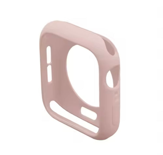 For Apple Watch 44mm Silicone Case / Light Pink