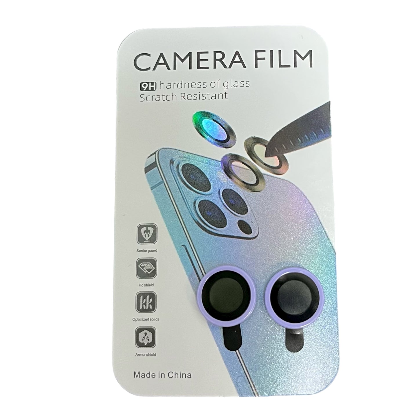 Camera Protector For iPhone 11 / 12 / 12 Mini - Light Purple