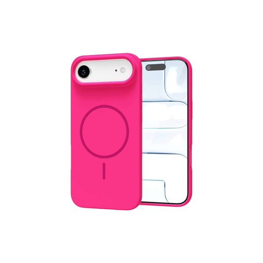 For Iphone 17 Air Silicone MagSafe Case- Hot Pink