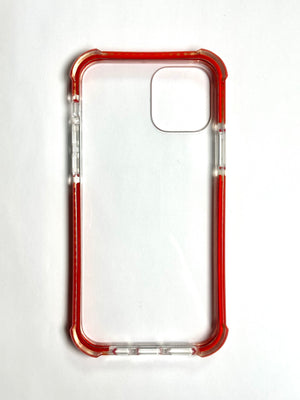 For iPhone 11 Pro Max clear & Red