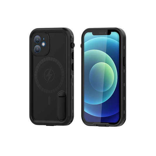 For Iphone 12 Water Proof Case / Black