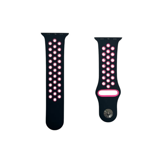 For Apple Watch Sport Band 38/40 mm - Black & Pink