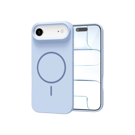 For Iphone 17 Air Silicone MagSafe Case- Light Blue