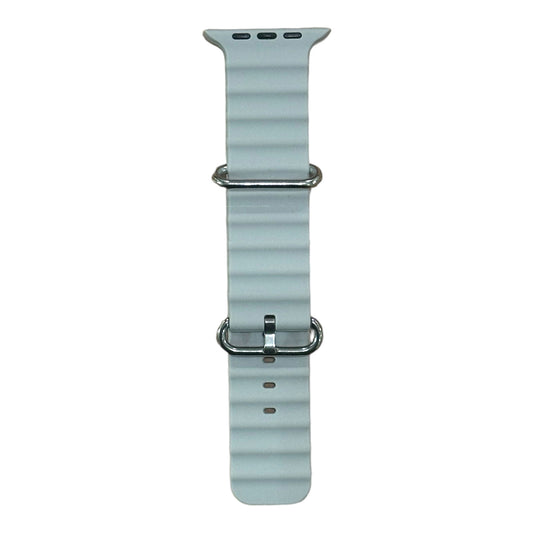 For Apple Watch 42/44/45/46 silicone Bands- Light Blue