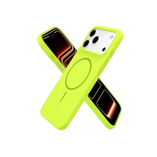 For Iphone 17 Pro Silicone MagSafe Case- Neon