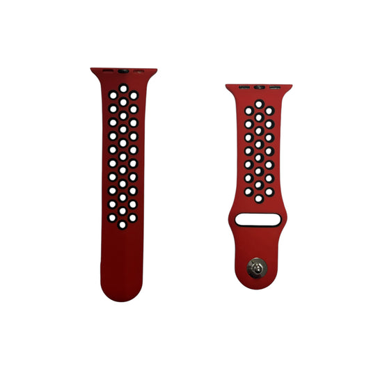 For Apple Watch Sport Band 38/40 mm - Red & Black
