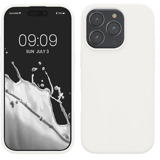 For Iphone 16 Pro Max Silicone Case - White