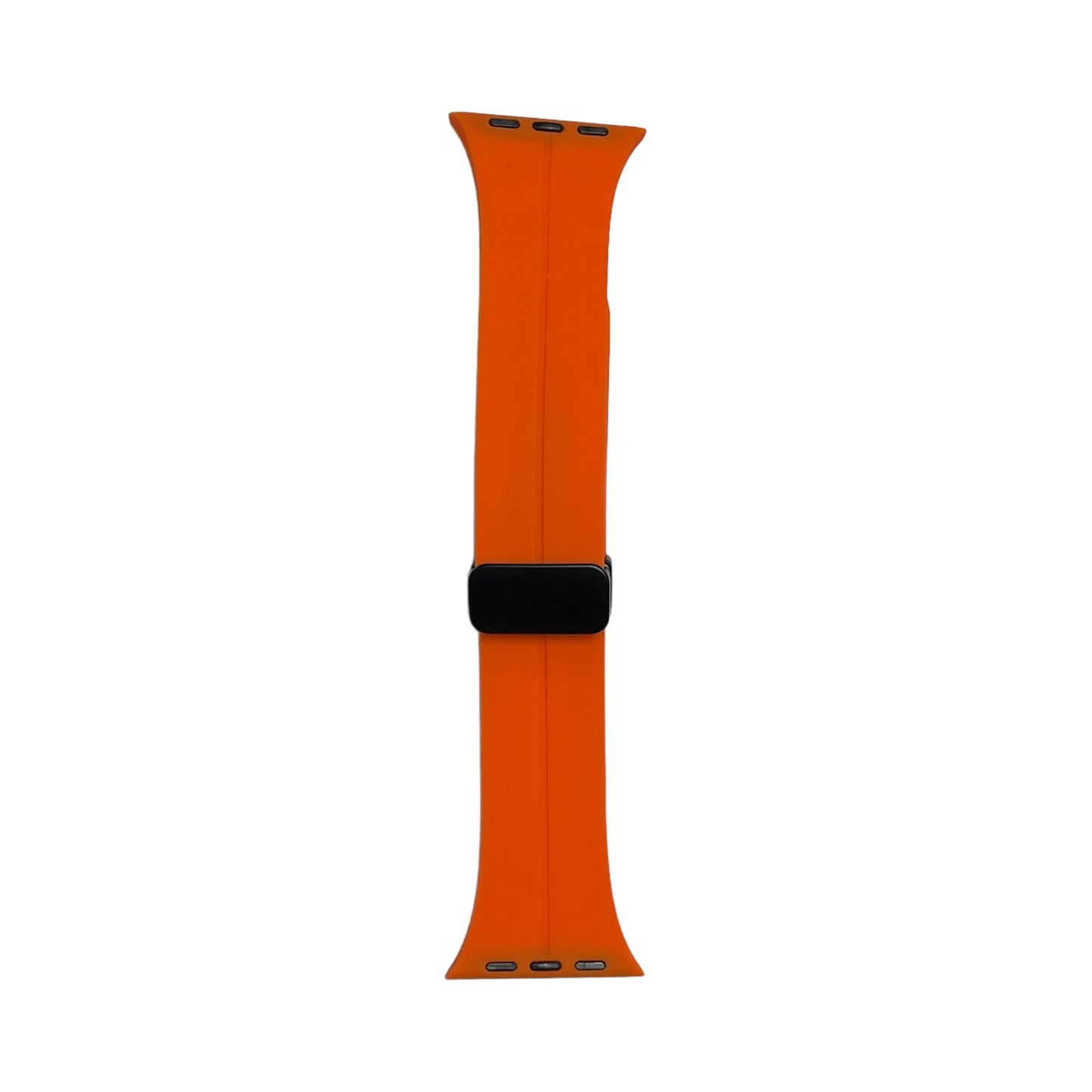 For Apple Watch 38/40/41 Magnet Silicone Band- Orange