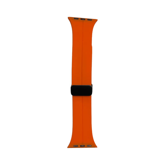 For Apple Watch 38/40/41 Magnet Silicone Band- Orange
