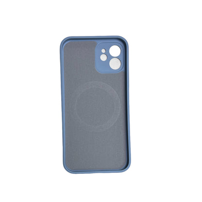 For iPhone 12 silicone mag safe- Light steel blue